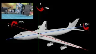 Measure Roll pitch and yaw with mpu  6050 / gyroscope on serial monitor