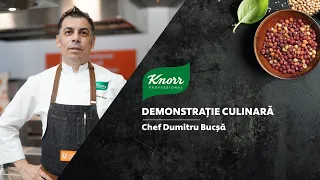 Demonstratie culinara Knorr Professional Bulioane cu Chef Dumitru Bucsa