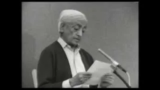 On the balance of nature and death and suffering | J. Krishnamurti