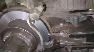 How Disc Cutting Disc brake, disc cutting on lathe Machine cars brake systems, Disc Brakes