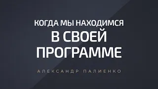 Когда мы находимся в своей программе. Александр Палиенко.