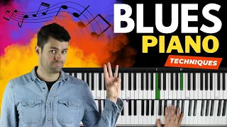 Techniques for Blues Piano Improvisation You SHOULD Know! (Piano Blues Tutorial)