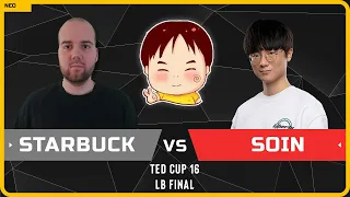 WC3 - [RDM] Starbuck vs Soin [ORC] - LB Final - TeD Cup 16 (Group C - Ro16)