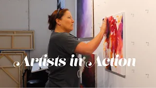 Artists in Action with Abstract Painter Jen Sterling