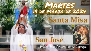 ✅ MISA DE HOY martes 19 de Marzo 2024 - Padre Arturo Cornejo