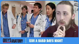 FIRST TIME WATCHING Grey's Anatomy 1X01 - 'A Hard Day's Night' Reaction