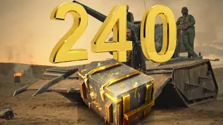 Opening 240 Mega Containers Wot Blitz ........ World Record !!!