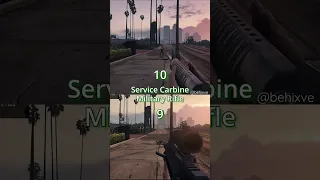 Service Carbine VS Military rifle gta online