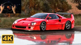 Ferrari F40 COMPETIZIONE | Forza Horizon 5 | Logitech G29 gameplay