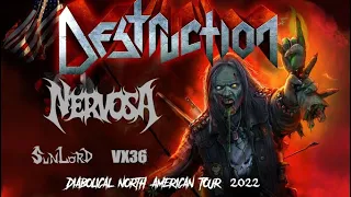 Destruction - Diabolical (whole show) Houston Texas 5/25/22