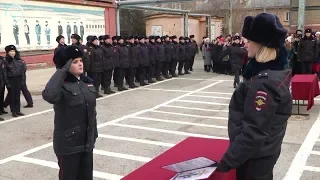 Молодые сотрудники полиции торжественно принесли присягу в Новосибирске