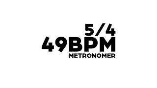 49 BPM Metronome 5/4