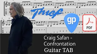 Craig Safan - Confrontation -Thief 1981 Film version Guitar Tabs [TABS]