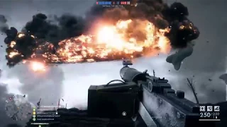 Destroying a Zeppelin on Battlefield 1