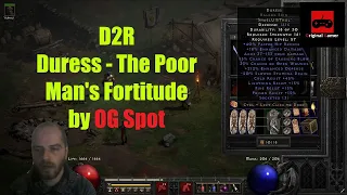 Diablo 2 Resurrected - Duress - The Poor Man's Fortitude