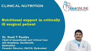 Nutritional support in critically ill surgical patient