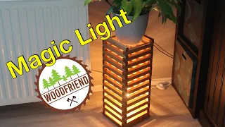 DIY Magic Light selber bauen, Ideen mit Holz