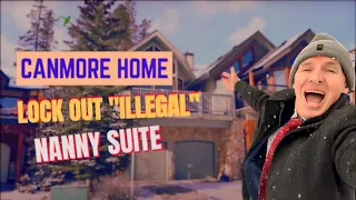 3 bedroom Home in Canmore with 'illegal' lock out Nanny Suite | Hidden Nanny Suite in Canmore Home