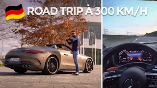 #RoadTrip à Stuttgart avec la Mercedes AMG SL63 ! On va chercher les 300 km/h !