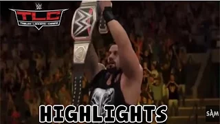 WWE TLC 2015 : Sheamus VS Roman Reigns WWE World Heavyweight Championship