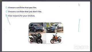 Cars and Motorcycles : Spoken English classes with Sangeetha - India ka English guru