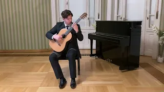 F. Sor: Malborough variations, op.28 played by Péter Priskin