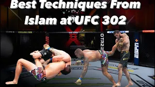 Three of the Best Techniques used by Islam Makhachev at UFC 302 and How to do Them