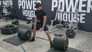 250 KG DEADLIFT 15 YEARS OLD very unofficial WORLD RECORD