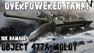 Object 477A Molot - An Overpowered Tank: 16K Damage: WoT Console - World of Tanks Console