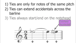 Slurs and Ties Explained - Music Theory