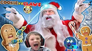 ANNOYING COOKIES vs CLAWS!  Chase vs Duddz in Santa Claus invades Valentines Day (FGTEEV Skit/Game)