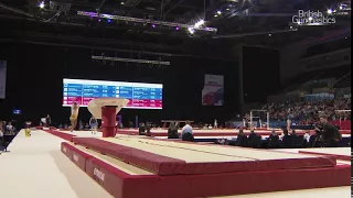 Amelie Morgan - GOLD - Vault 2 - 2018 British Gymnastics Championships - WAG Jnr AA