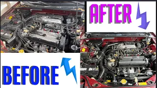 1989 Honda Accord LXI 3g engine restoration using Super Clean