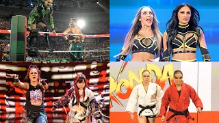 WWE Raquel & Shotzi vs Damage CTRL vs Chelsea & Sonya vs Ronda Rousey & Shayna Baszler 1/2