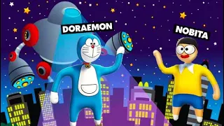 DORAEMON And NOBITA Are Kidnapped By ROBOTS In HFF !!!