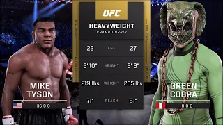 Mike Tyson vs. Green Cobra - EA Sports UFC 5 - Boxing Kings 👑🥊