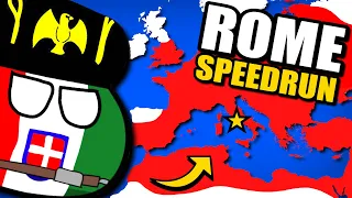 Can I Conquer ROME in 60 Minutes or less? (Countryballs WW2 Game)