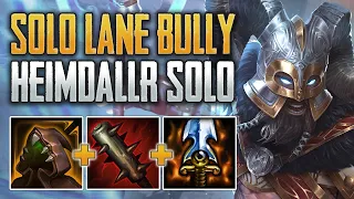 HE'S SO STRONG IN SOLO! Heimdallr Solo Gameplay (SMITE Conquest)