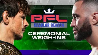 PFL 3 2023: Ceremonial Weigh Ins