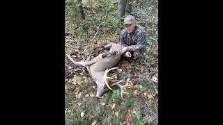 81.  8-point buck rattled out of standing corn on the morning of 10-15-2022, video after recovery