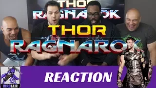 THOR Ragnarok Official Comic Con Trailer REACTION