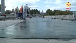 Продолжается ремонт Сугутского моста в столице Чувашии.
