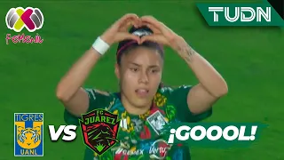 ¡OVALLE llegó a 100 goles! | Tigres 1-0 Juárez | Liga Mx Femenil-CL2024 J8  | TUDN