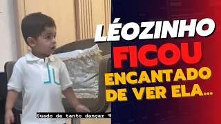 LÉOZINHO NEM IMAGINAVA QUE ELA ESTAVA LÁ