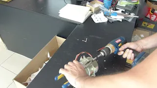 Modification of AC (air conditioning) motor with N52 neodymium magnets to obtain 220V output.