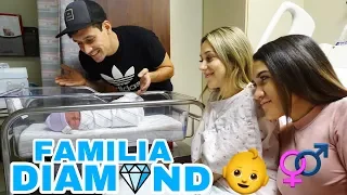 MEETING FAMILIA DIAMOND'S NEW BABY | Jancy Family