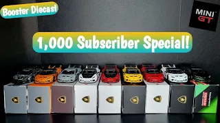 1,000 Subscriber Special!! ALL Mini GT LB-Works Lamborghini Huracan GT releases!