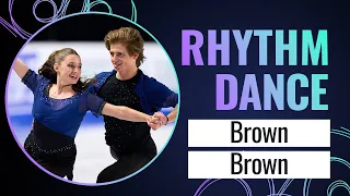 BROWN / BROWN (USA) | Ice Dance Rhythm Dance | Skate Canada 2023 | #GPFigure