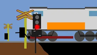 Animasi Perlintasan kereta api part 22