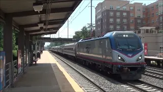 Amtrak and New Jersey Transit Railfanning in Elizabeth, NJ (North Elizabeth Station) 07/20/2019